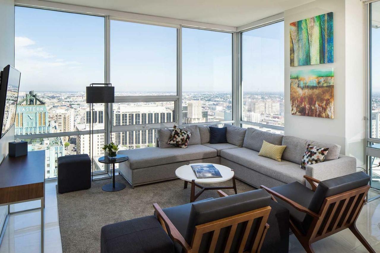 Luxurious Highrise 2B 2B Apartment Heart Of Downtown La 洛杉矶 外观 照片